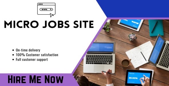 I Will Create Microjob Freelancing PHP Website