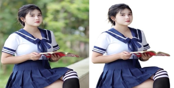 Background removal photo