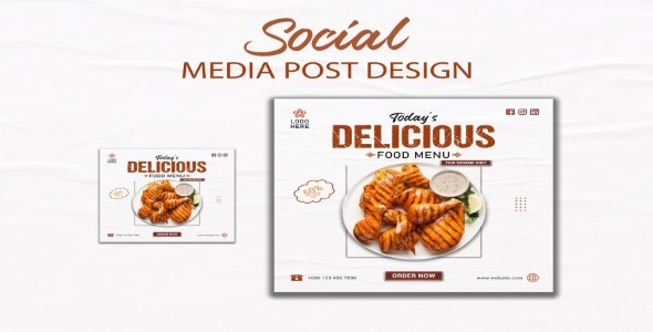 Social Media Food Post Design