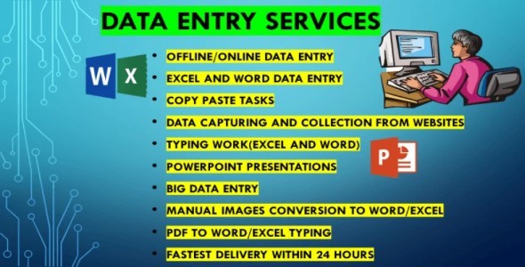 Data Entry and Social Media Marketing