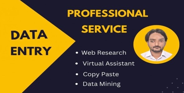I will do accurate data entry, Copy paste, web research, Virtual Assistance for your business