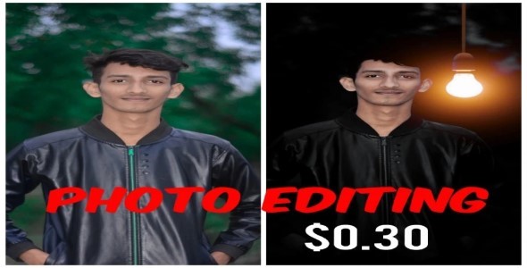 Best photo editing  $ 0.30