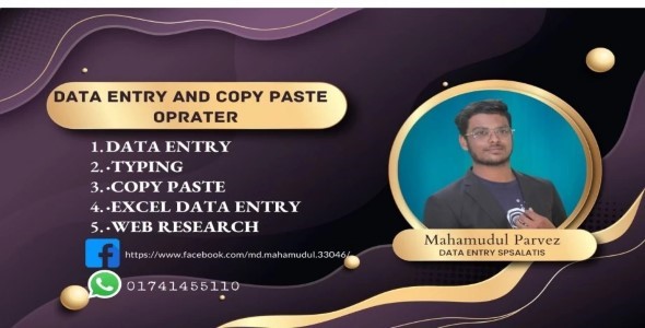 I will do Data Entry and Lead Genaration service