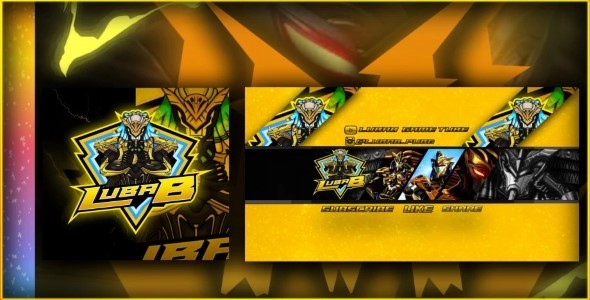 Gaming Mascot Logo & Youtube Banner Making