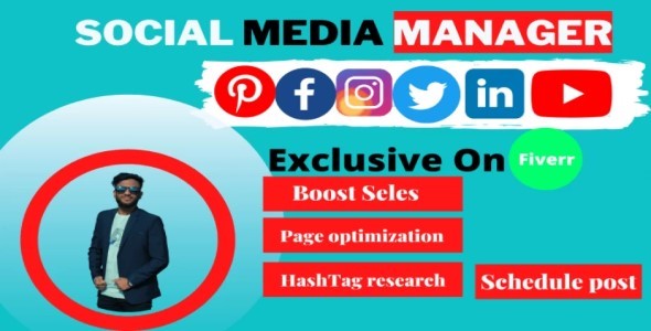 I will be your social media manager