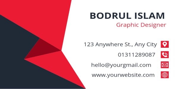 I will create business card design for you