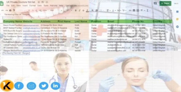 I will build doctor, dentist, chiropractor email list