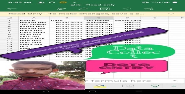 I will do Data Entry and Lead Genaration service