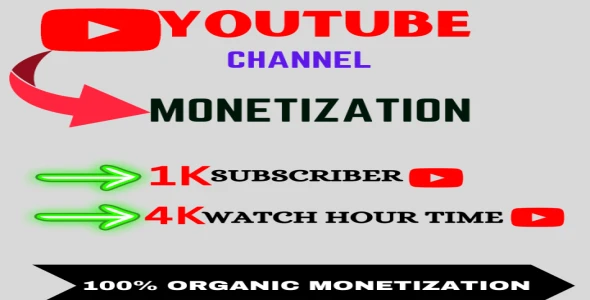 YouTube channel monetization