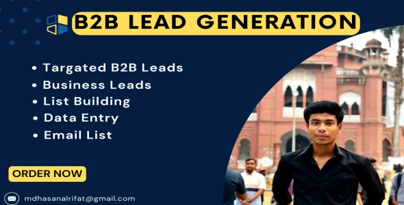 I will provide b2b lead generation & data entry services