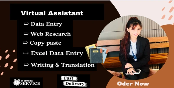 I will do data entry, writing & translation with accuracy and care