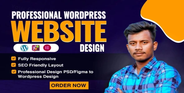 I will design responsive and modern wordpress website your business