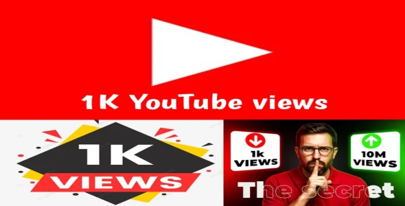 1k YouTube views