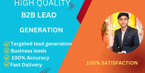 I will expert in b2b lead generation, and linkedin lead generation