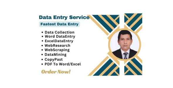 : I will do fast data entry copy past and webs scraping work.