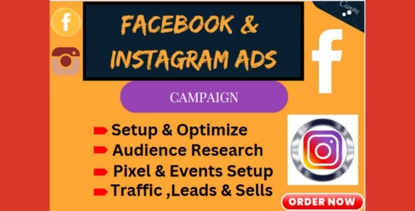 I will Setup facebook ads and instagram ads campaign with Targated audience