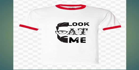 T shirt design , look at me