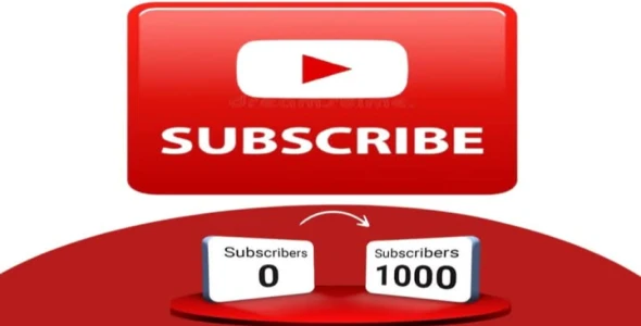 1k YouTube 100% real subscriber