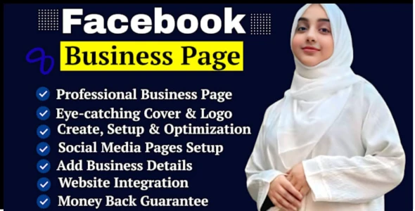 I will create and setup facebook business page
