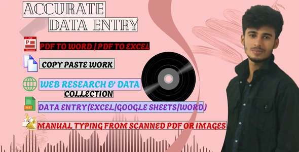 Fast and Accurate Data Entry & Copy-Paste Services