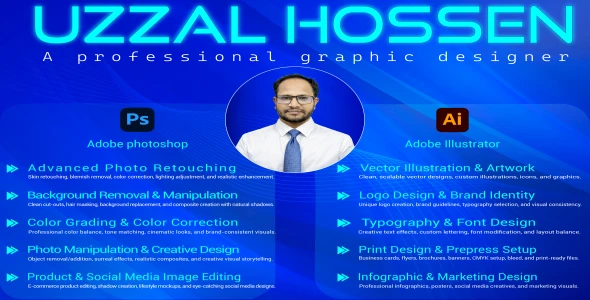 Photo editing, Photoshop, retouching, background removal