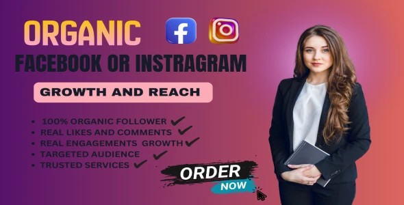 FACEBOOK AND INSTRAGRAM ORGANIC FOLLOWER