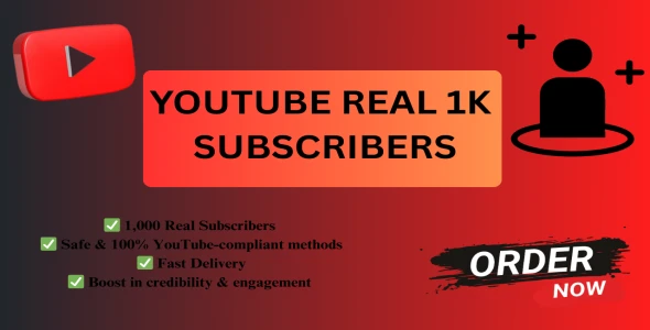 1000 ORGANIC REAL SUBSCRIBER WITH LIFETIME ACTIVITY