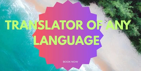 I translate any language to other language.