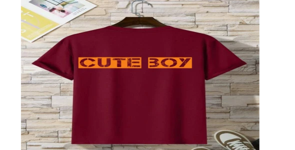 Cute Boy Typography T-Shirt Design