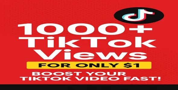 I will give 1000+ TikTok video views for only $1