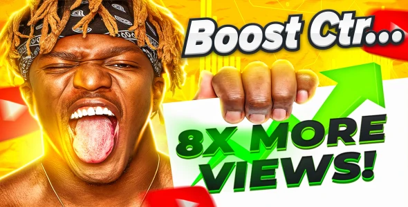 I will design professional youtube thumbnails with high CTR