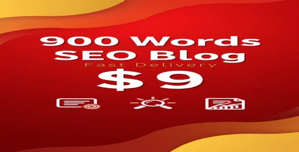 I will write 900 words SEO blog post with research