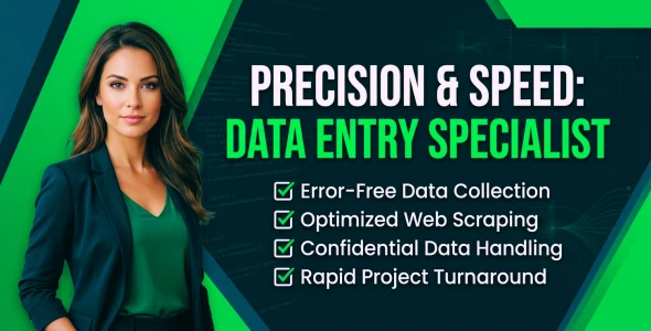 I will be your virtual assistant for data entry and web scraping projects